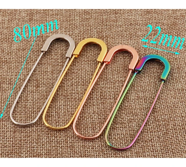 All in One 6pcs Assorted Bronze Vintage Brooch Pin Hijab Pin Safety Pin