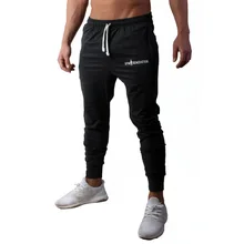 Новые Брендовые спортивные мужские штаны для бега впитывает пот и Штаны мужские тренировочные джоггеры спортивные брюки Для мужчин спорта, бега Штаны для бодибилдинга