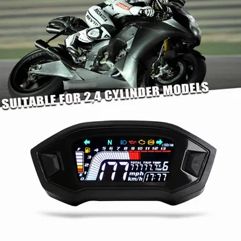 Best Motorcycle LIQUID Crystal Instrument LCD Color Display Odometer Water Temperature Speed Meter ABS Motorcycle General Purpose