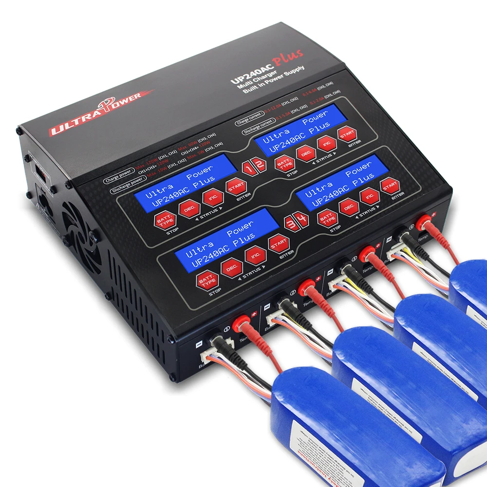 【値下げ】ウルトラパワーUP240AC Plus リチウムバッテリーチャージャー UltraPower new 240AC Plus lithium battery charger for four