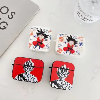 

Square Cartoon anime Goku Wireless Bluetooth Headset silicon cover For Airpods Pro 2 Earphone Protective case Couqe funda case