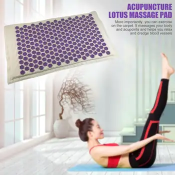 

Durable Lotus Massage Pad Back Neck Stress Relief Acupuncture Spike Pads Relaxation Massager Yoga Cushions Leisure Daily