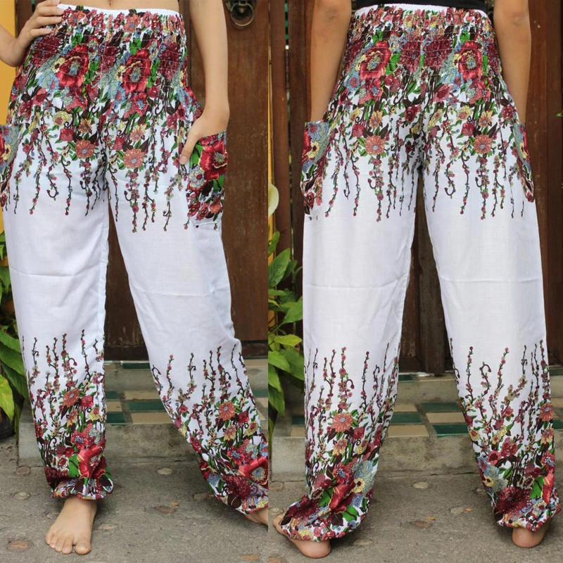 high waist polyester pants