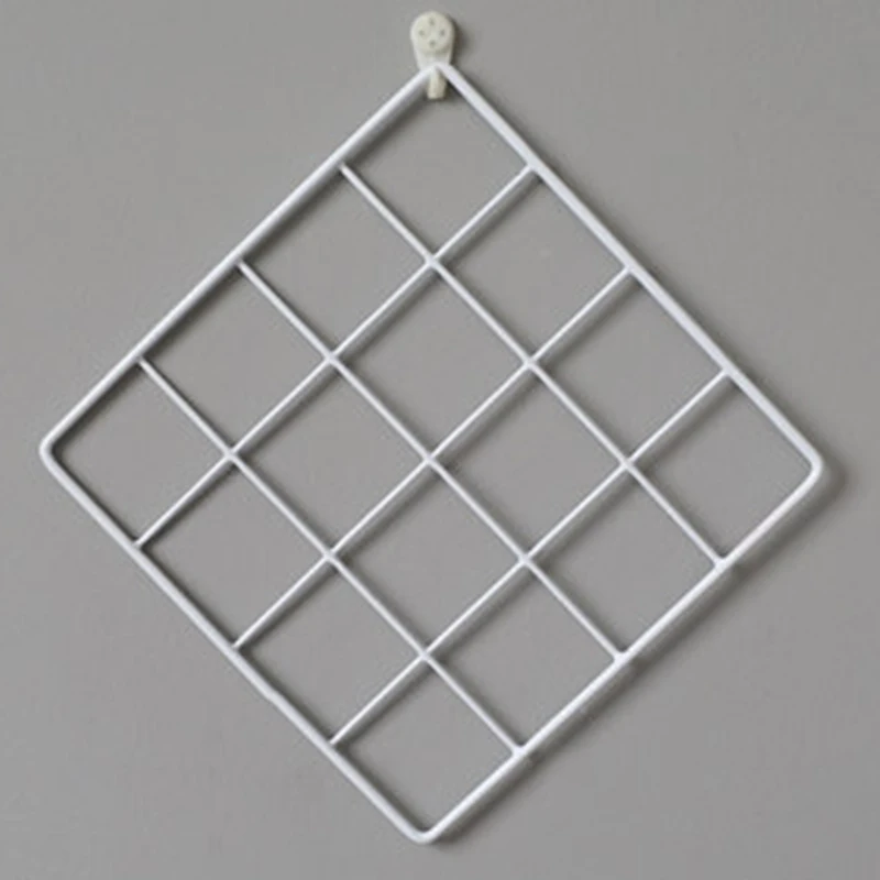 20CM*20CM Grid Iron Rack Plant Wall Hanging Nordic Style Room Decoration Beautiful Unique DIY photo wall