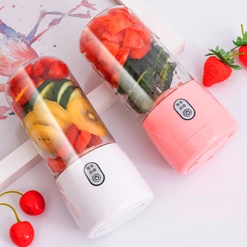 

300ml Portable Juicer USB Rechargeable Cup Bottle Mini Travel Fruit Shaker Electric Juice Maker Mixer Machine Fruit Blender Jars