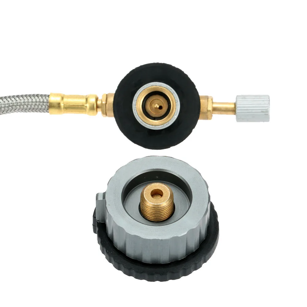 Outdoor Camping Hiking Stove Burners Gas Convert Adaptor Split Type Furnace Converter Auto-off Cartridge Tank Head | Спорт и