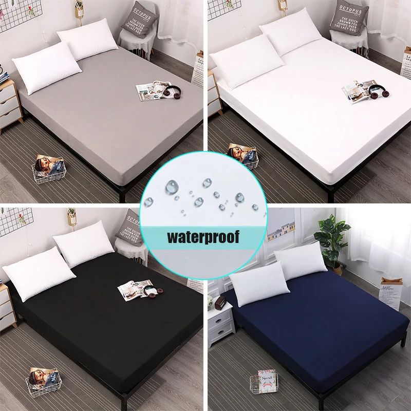 180x200cm mattress pad top hypoallergenic mattress protector against mites and bacteria fitted sheet bedspread on the bed cover