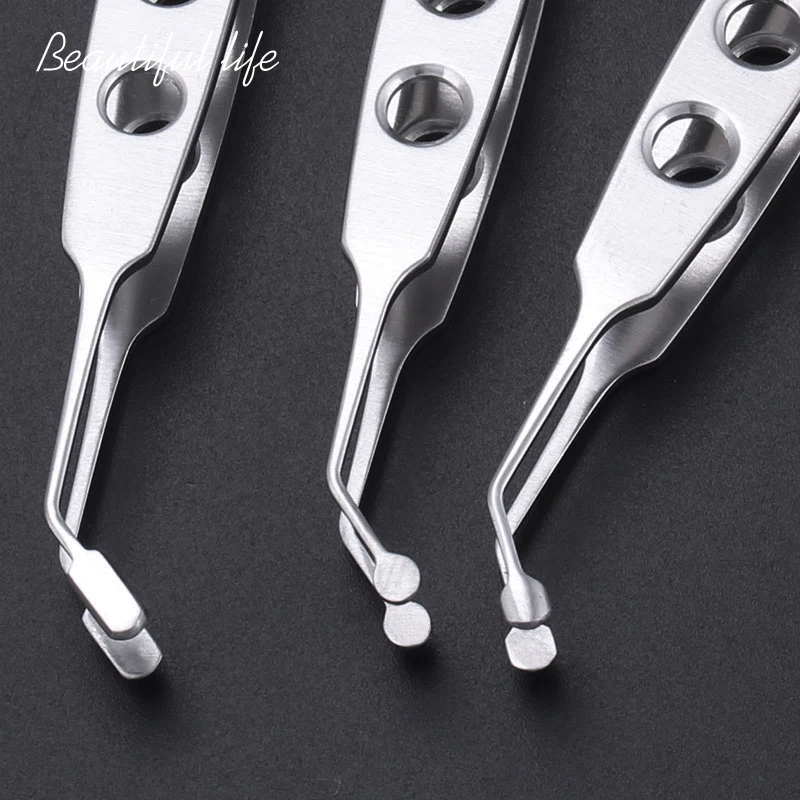 

Ophthalmic palpebral gland massage tweezers clamp meibomian flap eyelid surgery tool forceps clip fat eye surgical apparatus