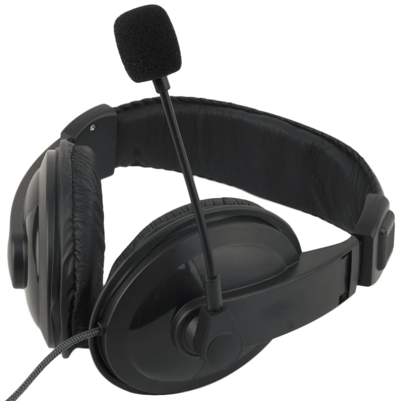 750 Headset Computer Headset Headset with Wire Controlled Microphone 3 5 mm Gaming Headset Adjustable