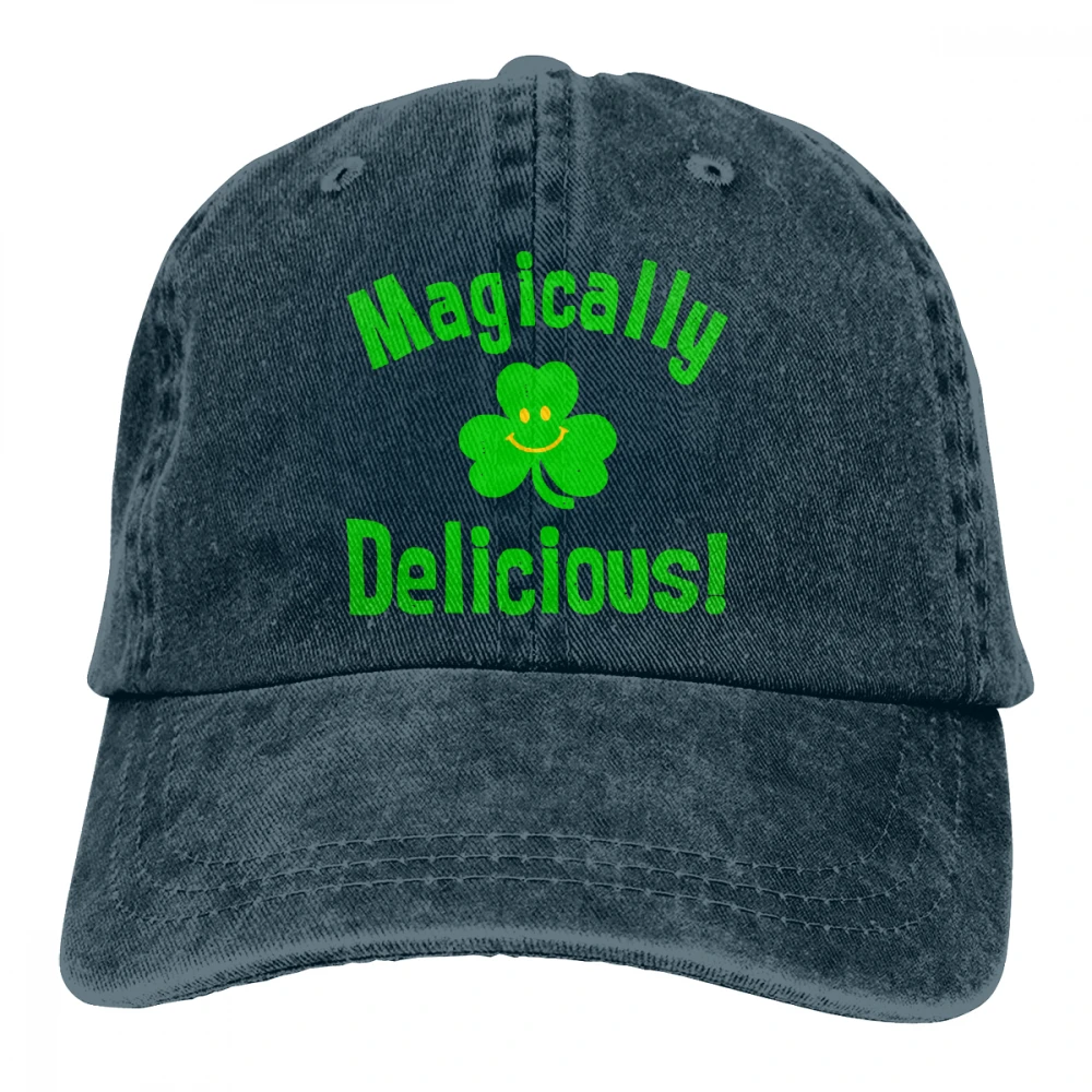 Волшебно вкусные Casquette черные унисекс Мужские Женские джинсовые бейсболка с ремешком кепки Регулируемый Гольф папа шляпа