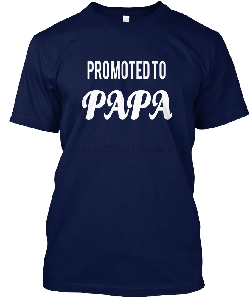Men T Shirt Promoted To Papa T Shirt Funny Father Te Women T-Shirt