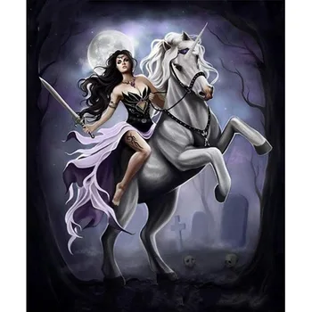 

Full Square 5D DIY Diamond Painting Beauty Unicorn 5D Diamond Embroidery Stitch Cross,almaznaya,Needlework Creative Crafts