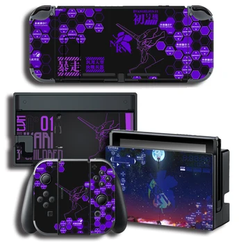 

Vinyl Skin Protector Sticker EVA Evangelion Skins Stickers for Nintendo Switch NS Console + Controller + Stand Sticker