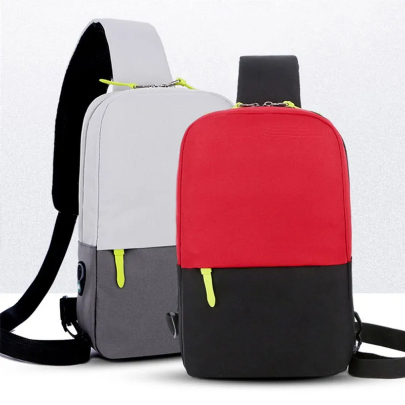 

Men Sport sling chest bag Breathable Adjustable Single Shoulder Strap Travel Crossbody Messenger Bags 2020