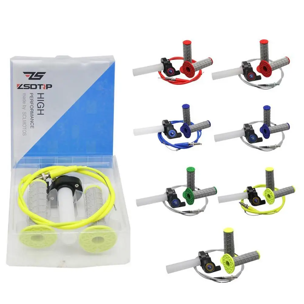 

Motorcycle Throttle Grip Off-road Motorcycle Refit Accessories Visible Grip 22mm Throttle Handle