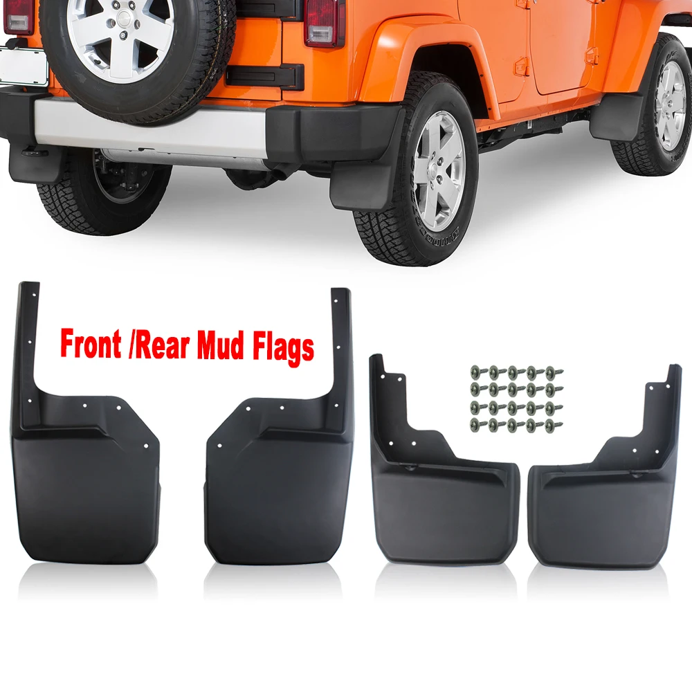 4 шт. щитки от брызг для Jeep Wrangler JK 4WD Unlimited 4WD/2WD | Автомобили и мотоциклы