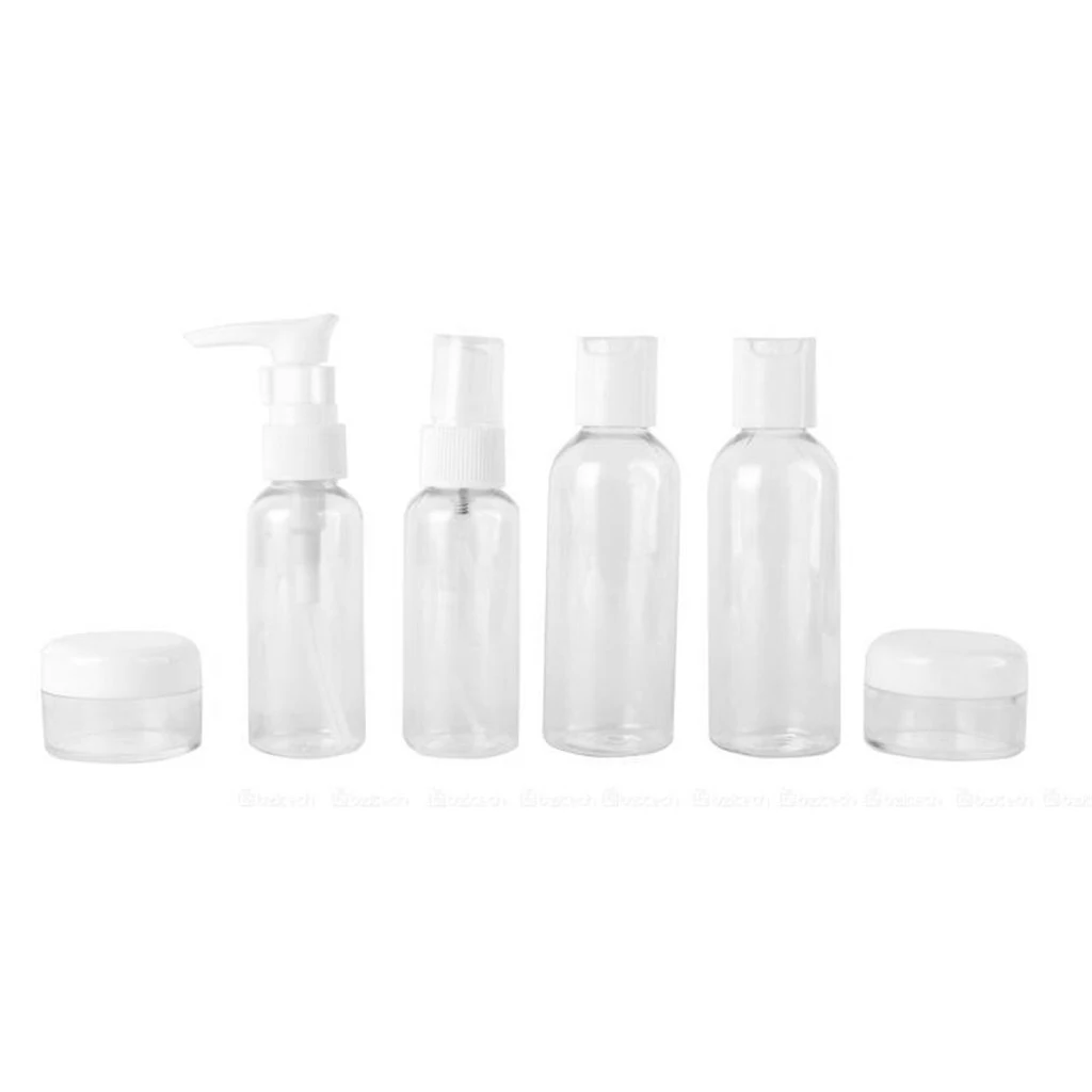 6Pcs Mini Outdoor Travel Wash Cosmetic Perfume Atomizing Spray Bottle
