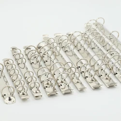 Reliure par anneaux métalliques pour classeur de rangement, spirale en métal pour farde, format A4, B5, A5, A6, A7, B7, accessoire DIY pour la conservation de feuilles volantes, diamètre de 1,5/2/3 cm, 
