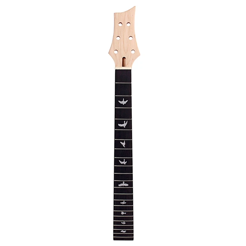 

TOP!-New 1Pcs Guitar Neck Solid Wood Maple 22 Fret 24.75 Inch Truss Rod for Electric Guitar,Black Color