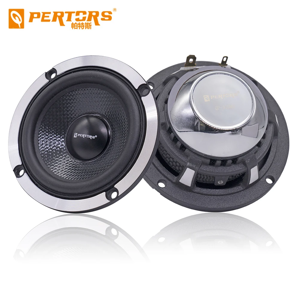 2 pcs High Quality Car Audio Midrange Speaker HIFI 3.5 Inch Mid range