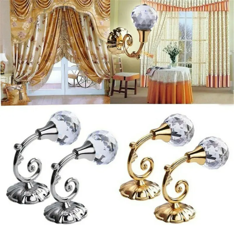 1 pair Curtain Tieback Small Curtain hanging hook hollow curtain holder
