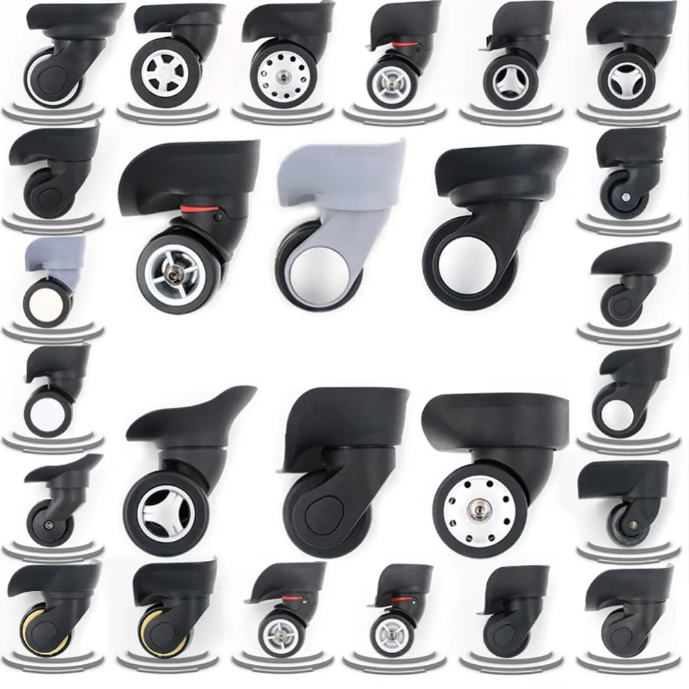 1 пара сменные колёса для багажа W044 W072 W073|luggage wheel repair|bag partsluggage replacement wheels |