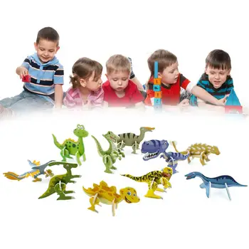 

3D Jigsaw Puzzle Model Small Assembly Toy Preschool Education Toy For Children Kids Animal Jigsaw Toy