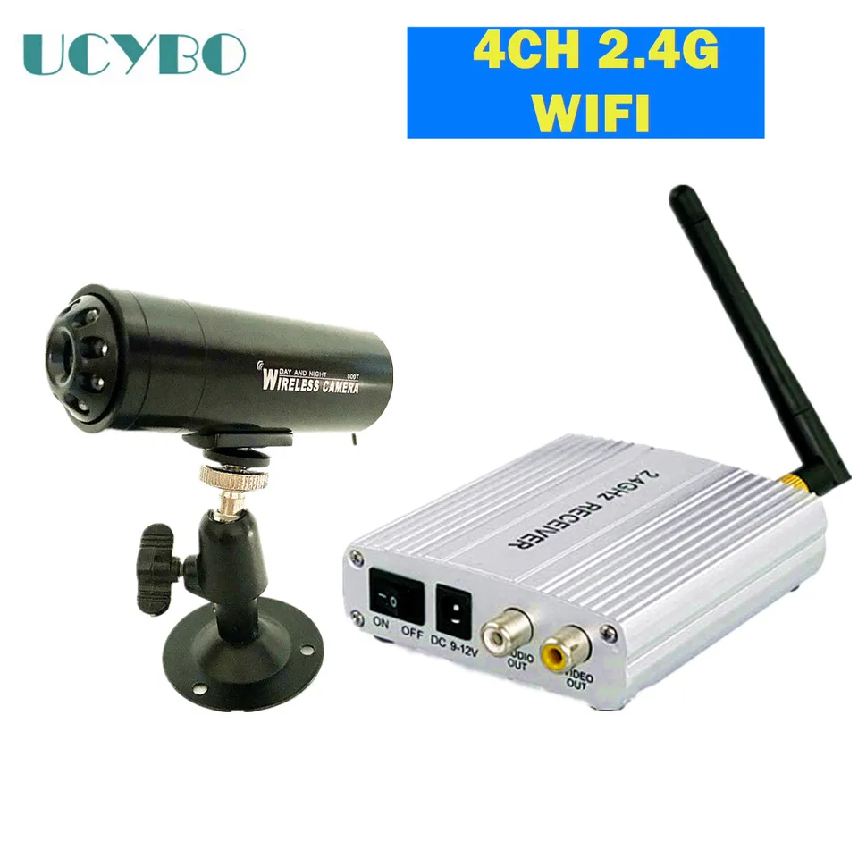Kit émetteur et récepteur vidéo RCA - Sans fil - 2.4Ghz - Pour système