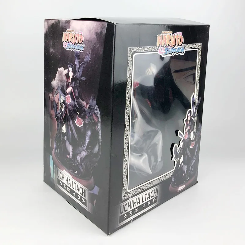 GK Наруто Ворон Учиха Итачи фигурка Аниме ПВХ большая модель игрушки для мальчиков подарок коллекционные вещи