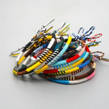 

2020 Hot Selling Commodity Bracelets Women Simple Weaving Colorful Lanyard Carrying Strap Handmade Jewelry