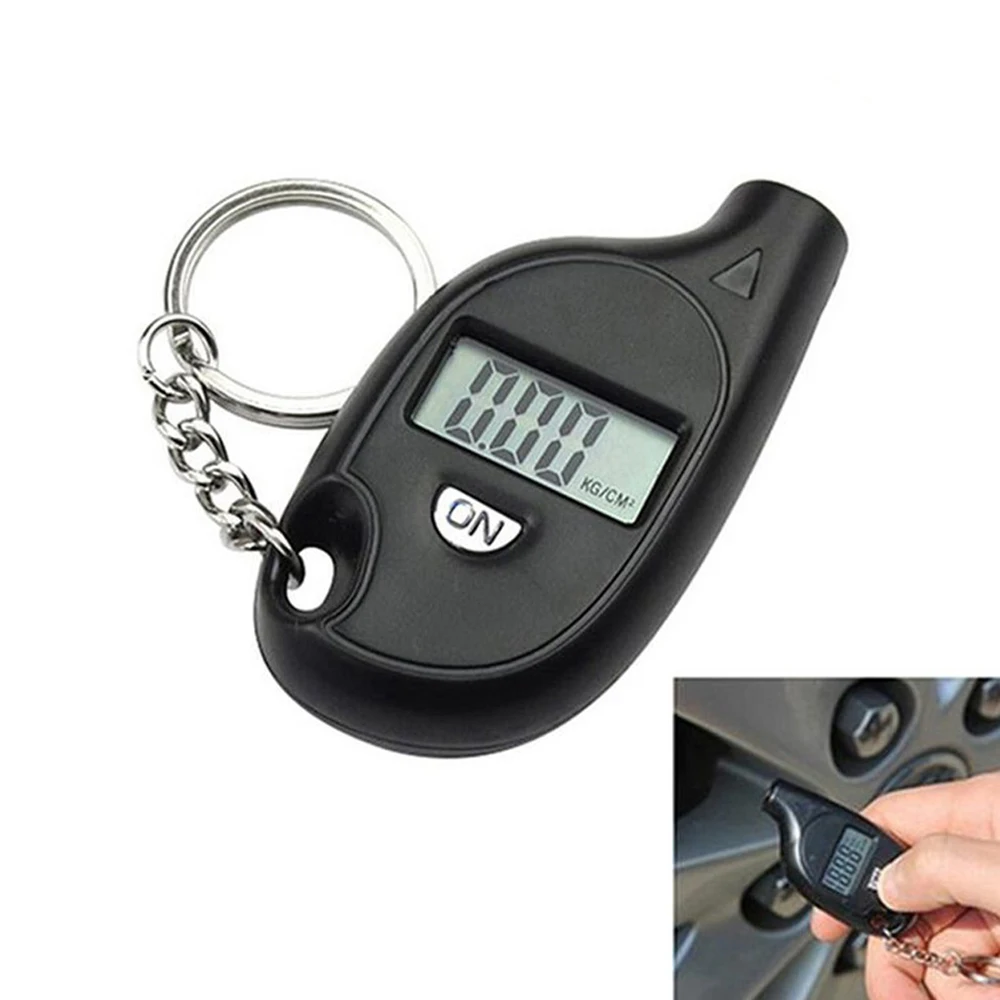 Mini LCD Display Digital Tire Tyre Air Pressure Gauge Tester Tool Key Chain Inspection Car Repair Auto Part | Автомобили и