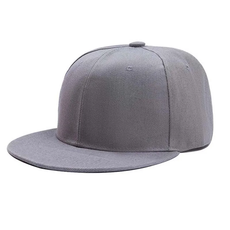Мужские и женские бейсболки Snapback однотонные Хлопковые в европейском стиле