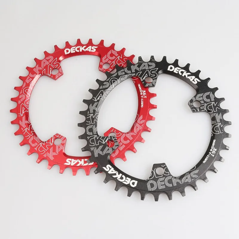 DECKAS овальное кольцо цепи велосипеда 96BCD MTB для 11 скоростей M7000 M8000 M9000 32 38T|Шатун и