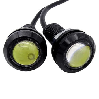 

1Pcs 18MM 12V Car Eagle Eye DRL Led Daytime Running Lights LED Backup Reversing Parking Signal Automobiles Lamps DRL Car Styling