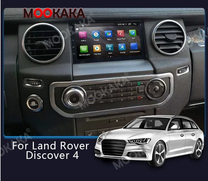 Автомобильный радиоприемник 6G 128G Android для Land Rover Discovery 4 LR4 L319 2009 - 2016 GPS навигация