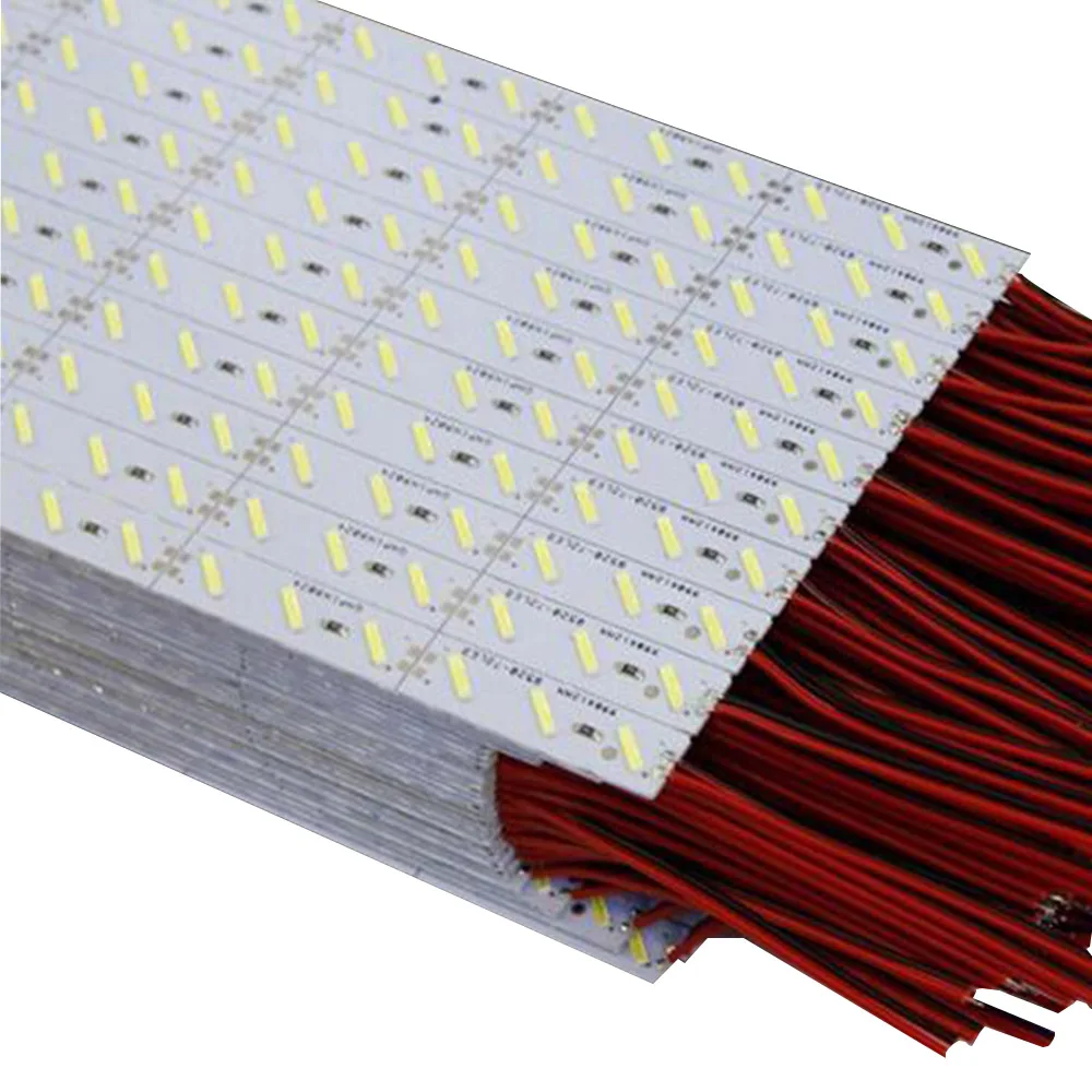 100pcs 0.5m Korea Chip SMD 7020 Led Strip Light Double chip Hard Bar Cool White Led Hard Strip