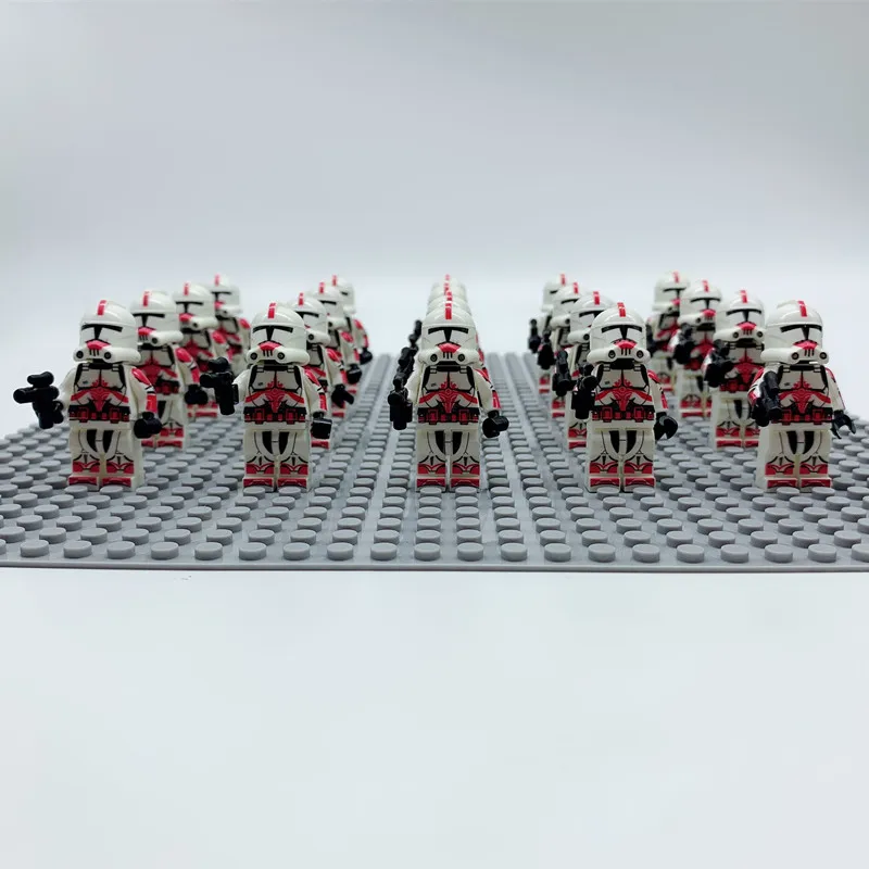 100 шт./лот Звездные войны на заказ черный шторм Клон Trooper Shadow Trooper Расширенная Вселенная sw166 строительные блоки игрушки детские подарки - Цвет: PG775 100PCS