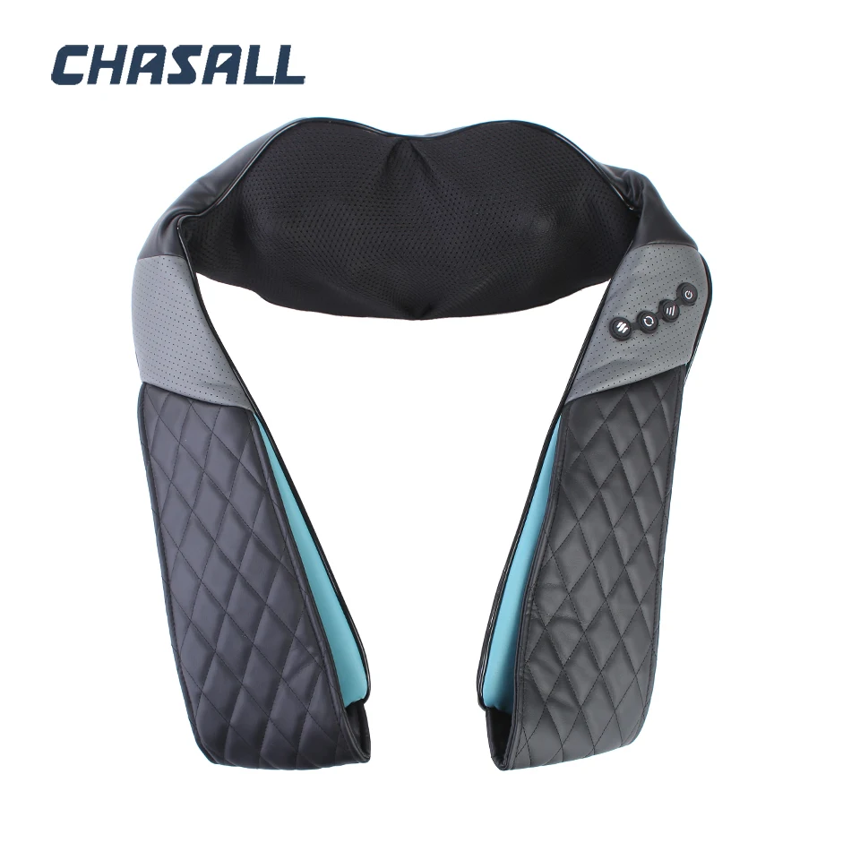 CHASALL, массажер для шеи, инфракрасная нагревательная подушка для шиацу, расслабляющая боль, электрический массажный инструмент для плеч, ног, тела, спины, забота о здоровье