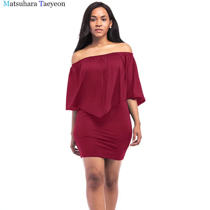 one shoulder t shirt dress