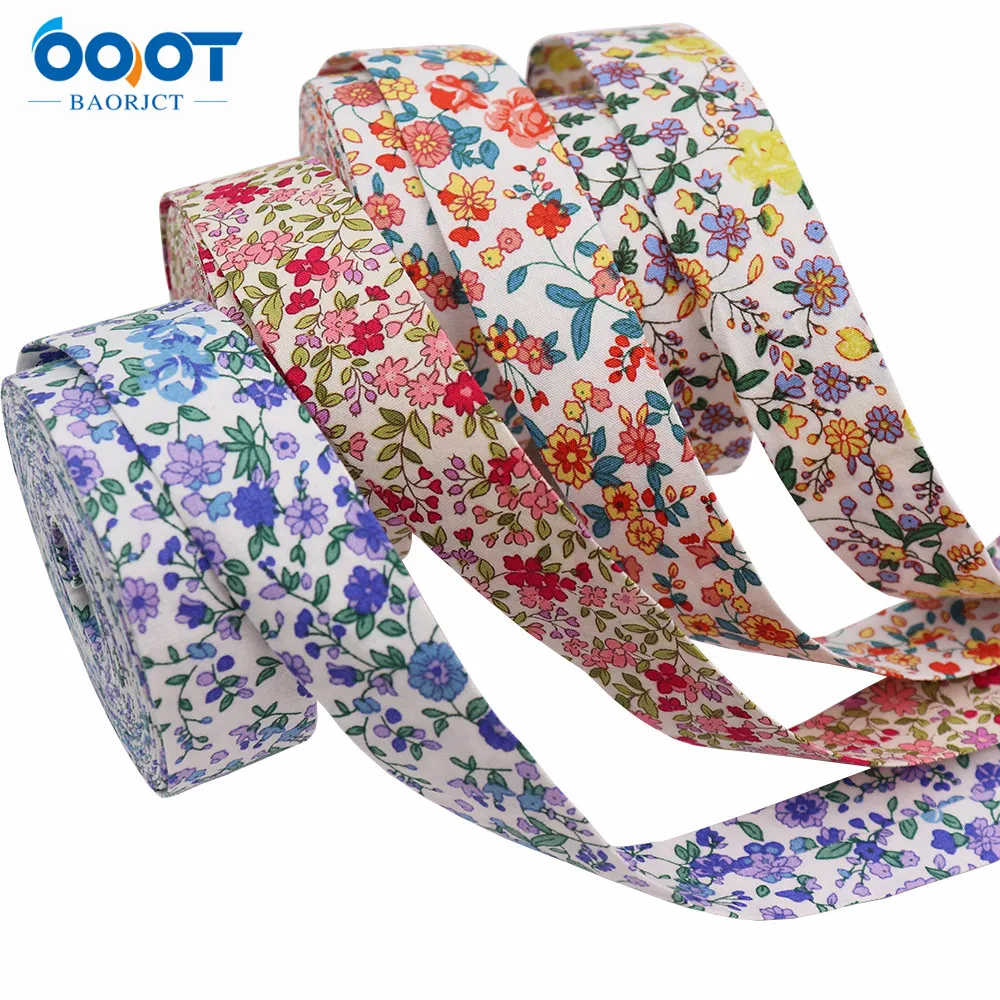 Ribbon Decoration Ribbon Supplies Double-Sided Flower Thicken Cloth Ribbon 5Yards M-21820-1461 38MM DIY Crafts Hairclip Apparel Accessories And Sewing Decorations