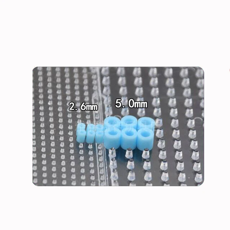 4pcs/set 2.6mm Mini Hama Beads Pegboard Template Board Educational