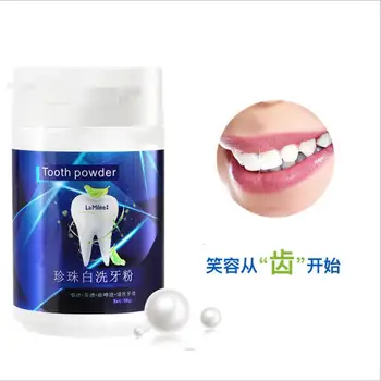 

Teeth Whitening Powder Cleansing Quick Stain Removing Oral Care Physical Whitener 50g toothpaste Oral Hygiene Improve halitosis