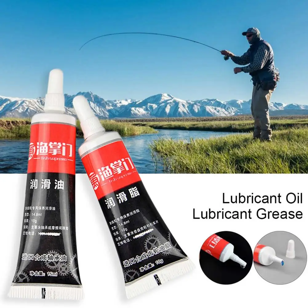 2pcsFishingReelSpecialLubricantOilFishingLubricatingGrease