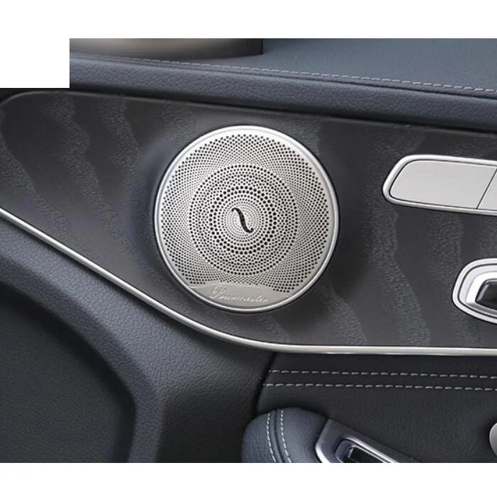 Автомобильные аксессуары для Mercedes Benz C Class C260L/GLC260L/C200L, 4 шт., автомобильные аудио колонки, накладка на дверь, громкий динамик, накладка