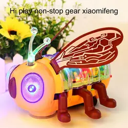 Electric Toy Gear Rotation Lovely Cognitive Education Simulated Bee Model Toy