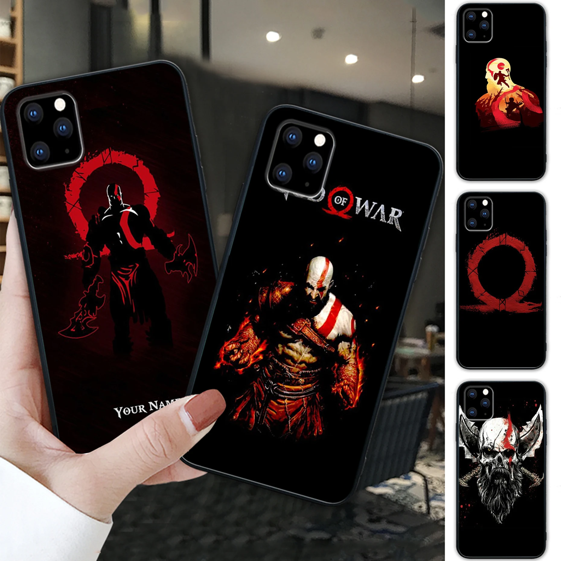 Модный чехол для мобильного телефона с игрой бога войны Iphone 6 7 8 Plus X Xs Max Xr 11 12 Pro |