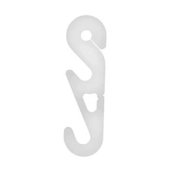 

50Pcs PP Mask Ear Strap Extension with Adjustable Mask Ear Clip Ear Rope Adjustment Buckle