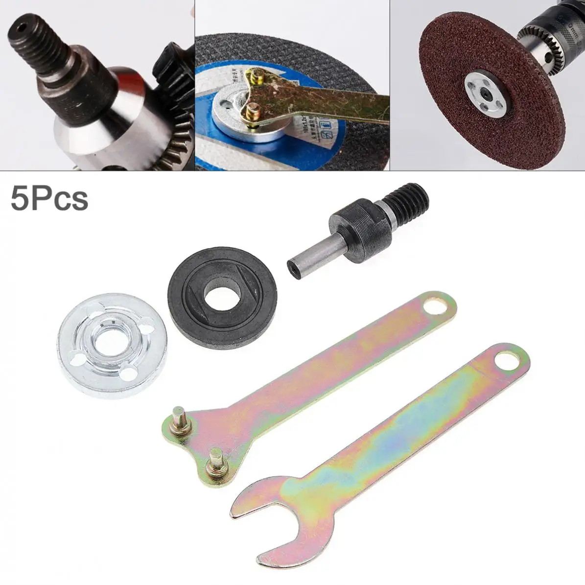 Details about   6pcs/Set Electric Drill Manual Abrasive Tool Grinding Wheels Adapter Fittings 