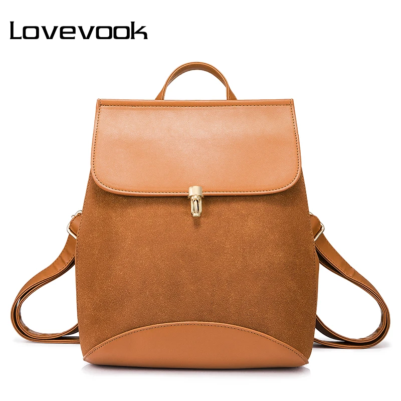 Женский большой рюкзак LOVEVOOK школьный портфель для девочки сумка через плечо с