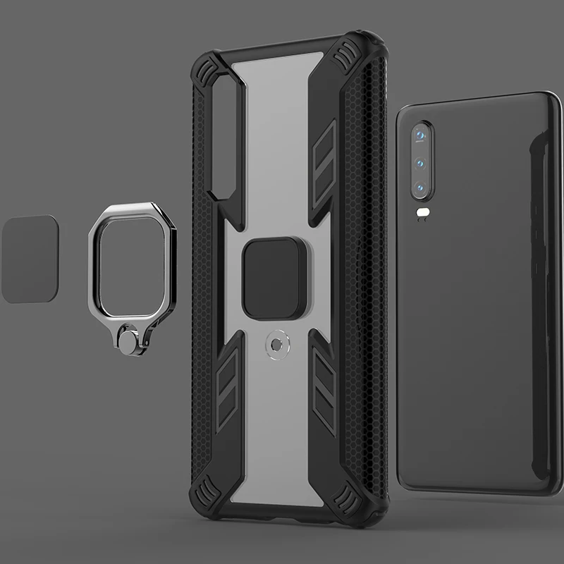 Ikrsses для huawei P30 Pro автомобильный чехол с магнитным кольцом для huawei P30 lite Nova 4e 360 чехол с защитой от падения